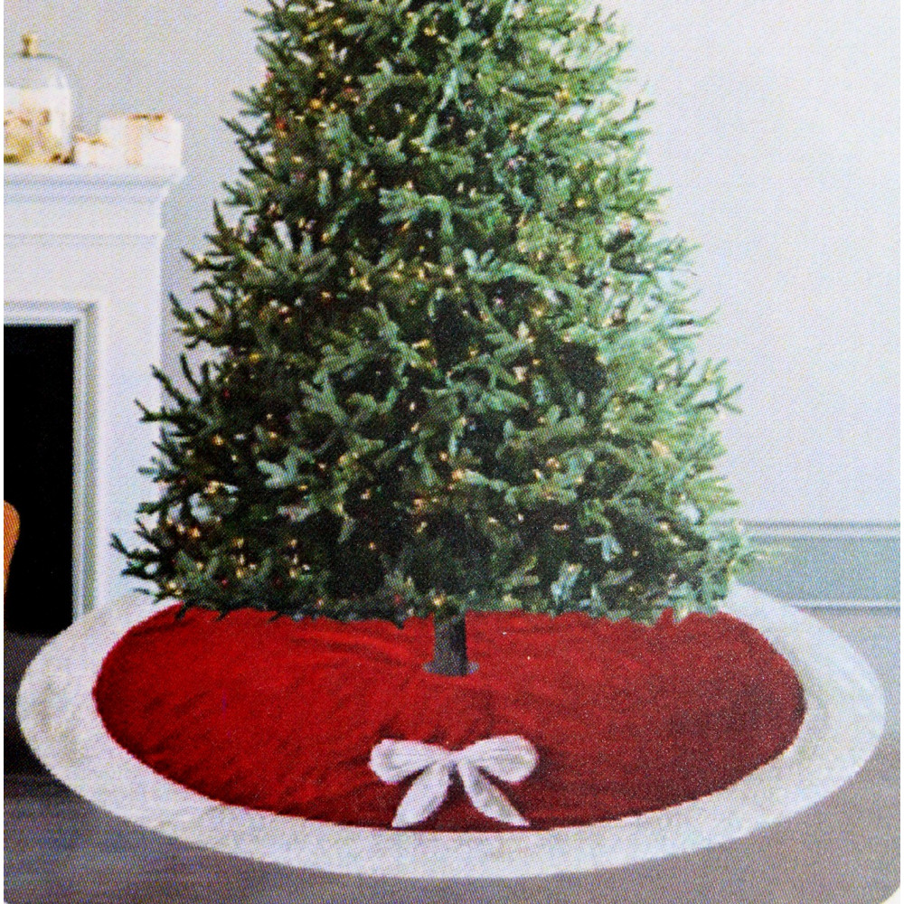 Տոնածառի տակի ձևավորման գորգ 120սմ-ոց տրամագծով