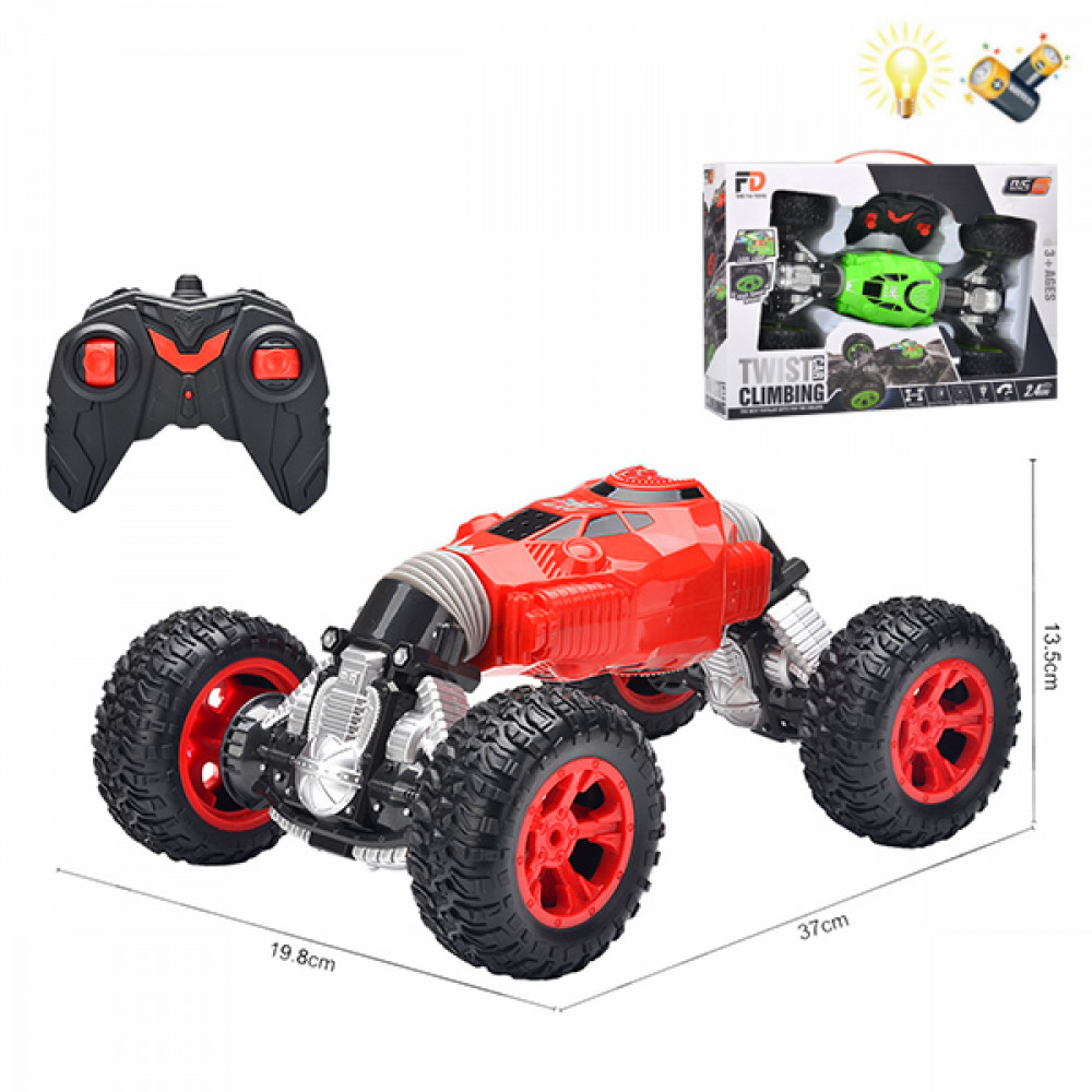 Մեքենա հեռակառավարման վահանակով կասկադյոռական հնարքներով, TWIST մարտկոցով