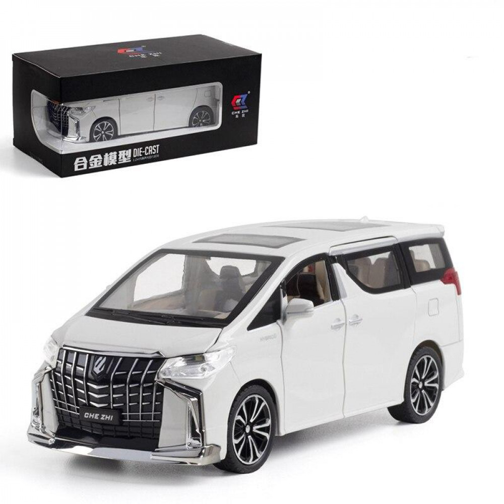 Մեքենա TOYOTA ALPHARD 1:24 մետաղյա մոդել, տուփով