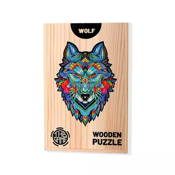 Փայտե փազլ «Գայլ»