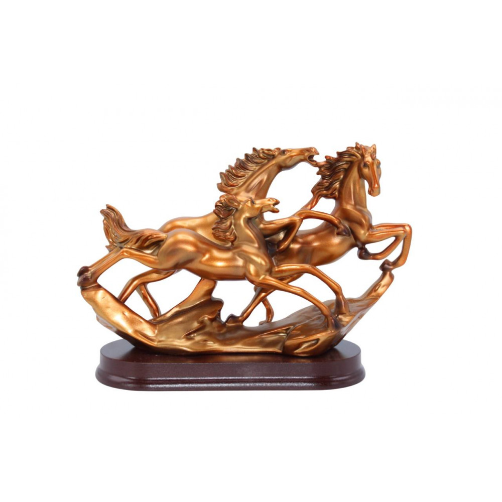 Հուշանվեր արձանիկ ձի 30սմ-ոց երեք գույնային երանգով 30*9*20սմ