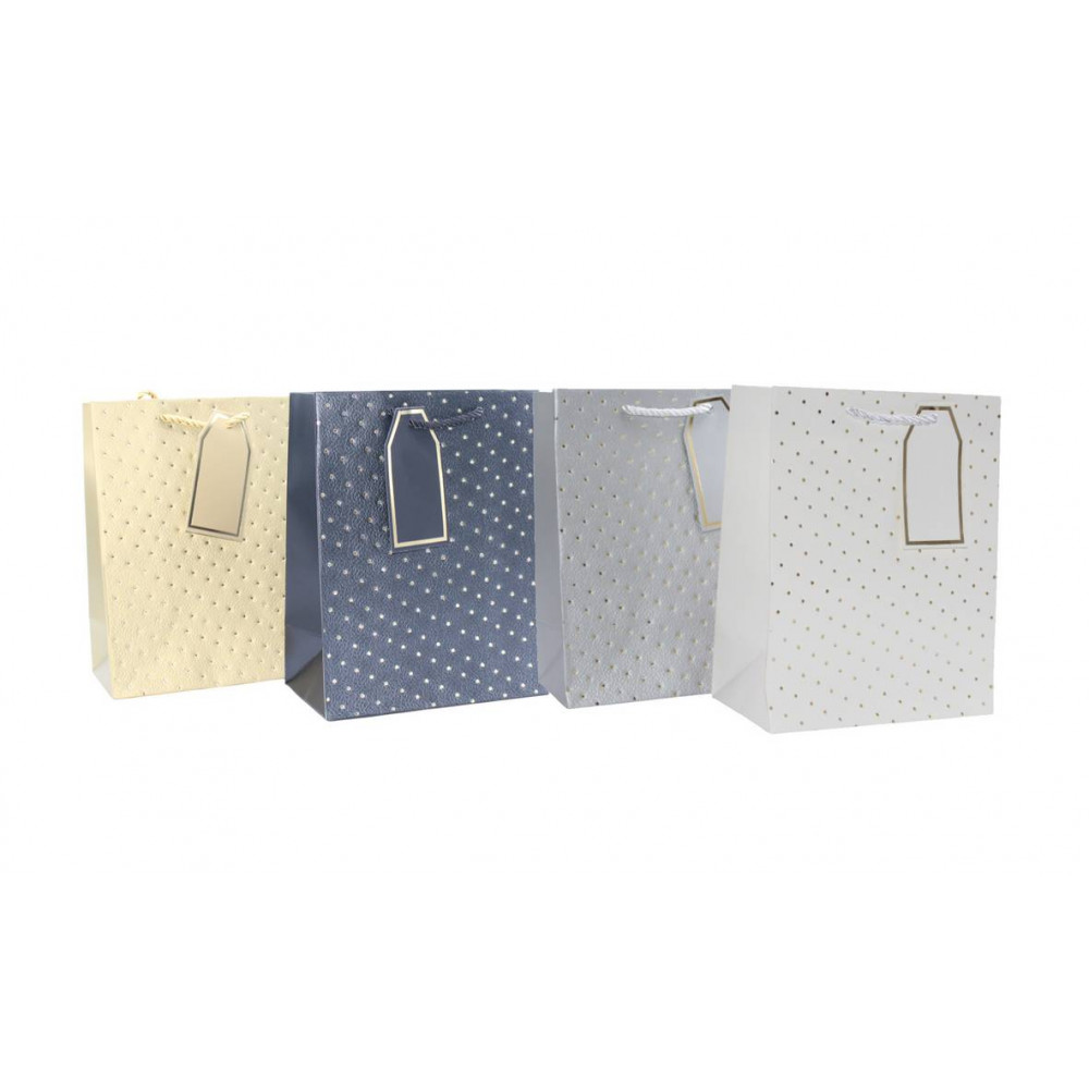 Թղթե նվերի տոպրակ 12հ-ոց 6ձև 6-գույն 26*32*10սմ, ուղղահայաց