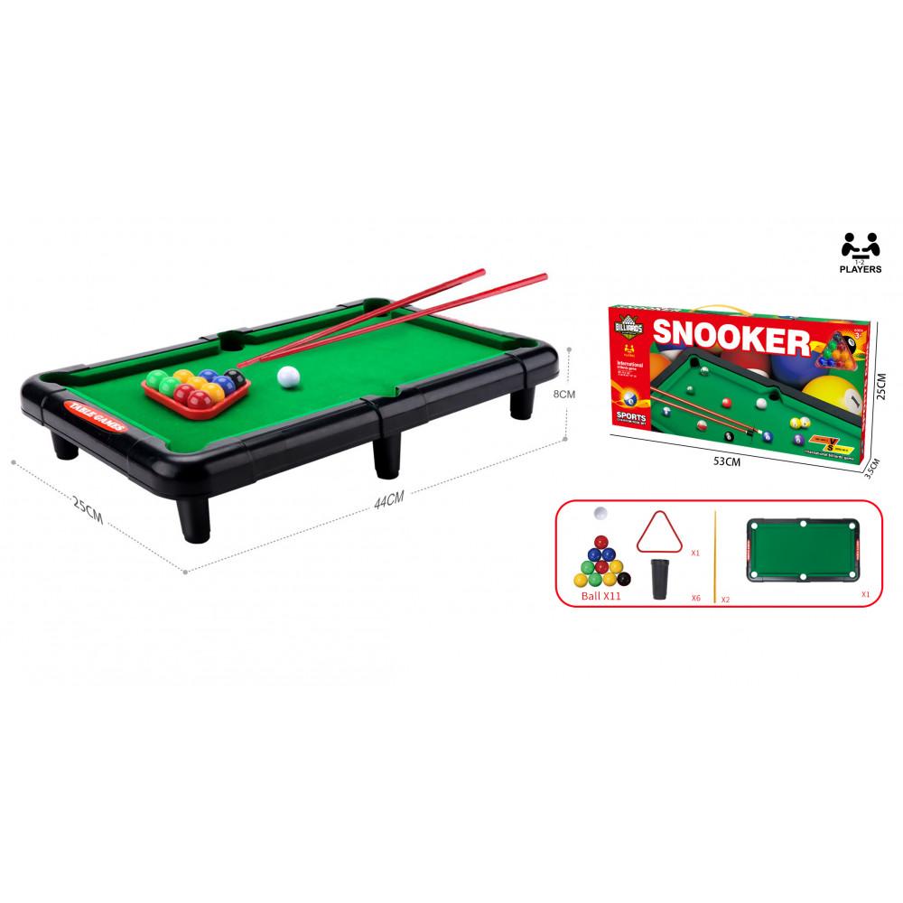 Խաղ բիլիարդ 44սմ-ոց իր հավաքածույով