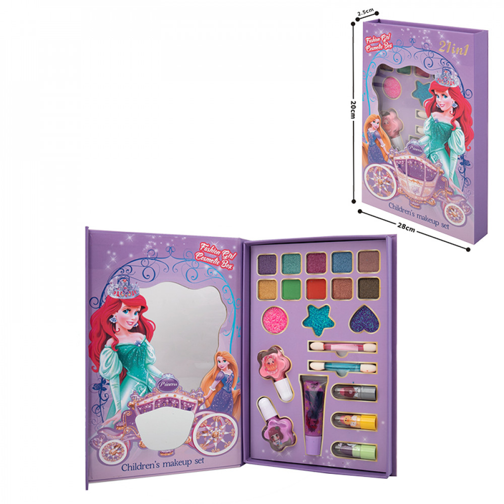 Մանկական և տիկնիկի դիմահարդարման հավաքածու տուփով, Princess