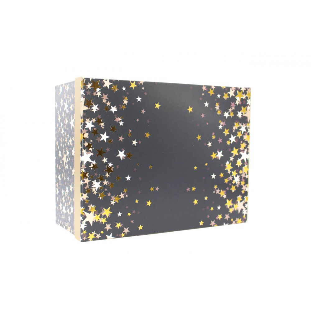 Ուղղանկյուն տասը կտորից բաղկացած նվերների տուփ աստերով