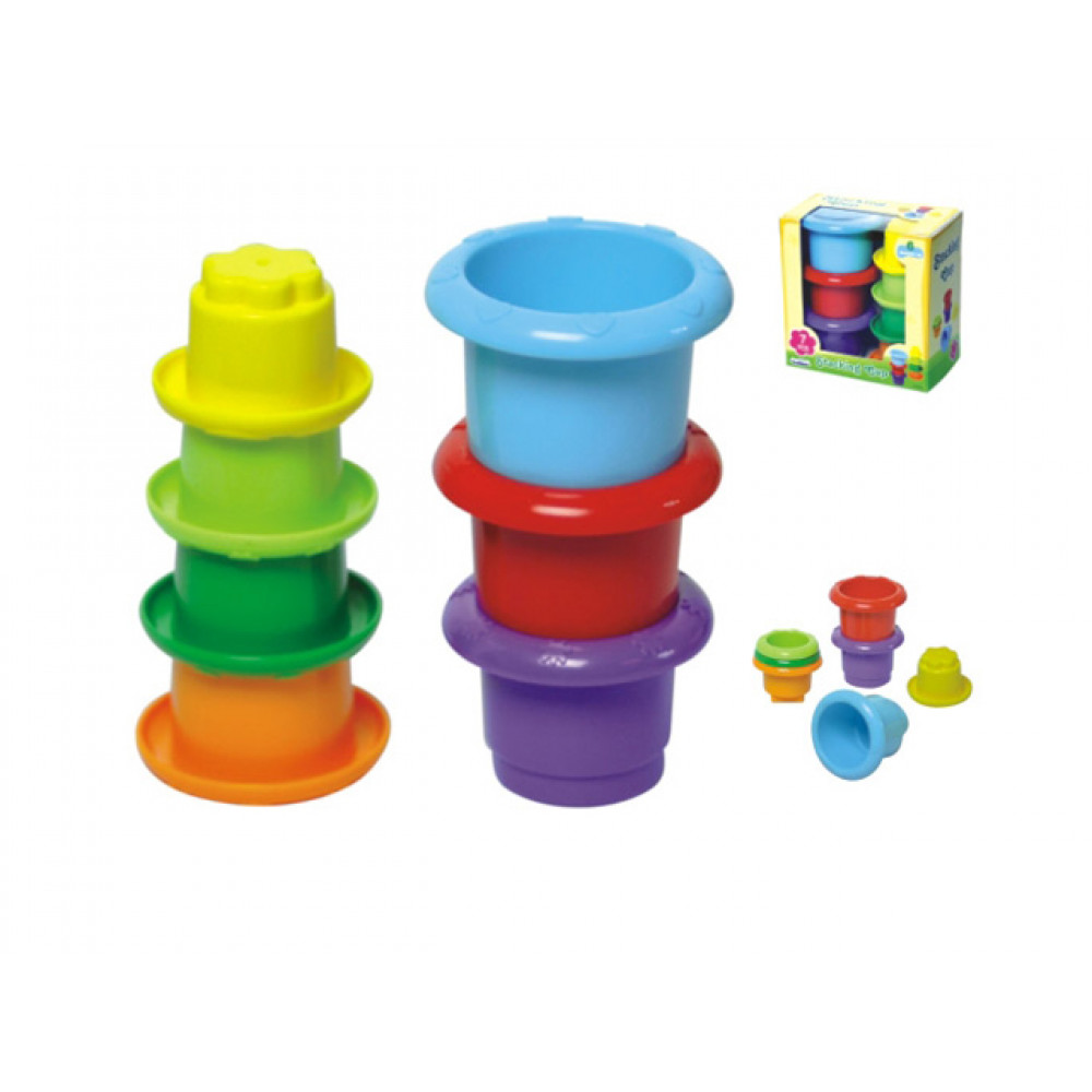 խաղ զարգացնող փոքր դույլ խորանարդիկ 7կտոր