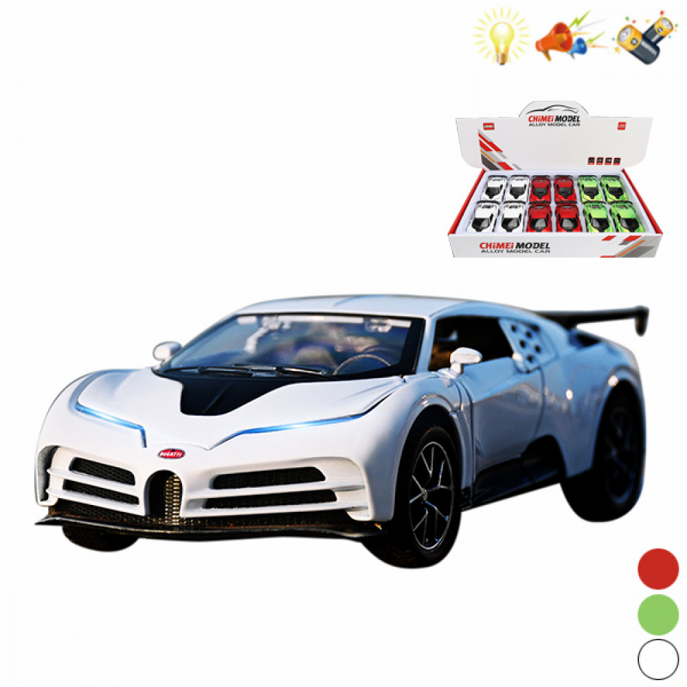 Մեքենա մետաղե մոդել 1:32 1հ-ով Bugatti Centodiec (12հ-ոց)