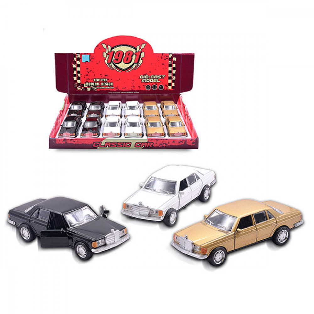 Մեքենա մետաղե ռետրո 1:32 մաշտաբային մոդել