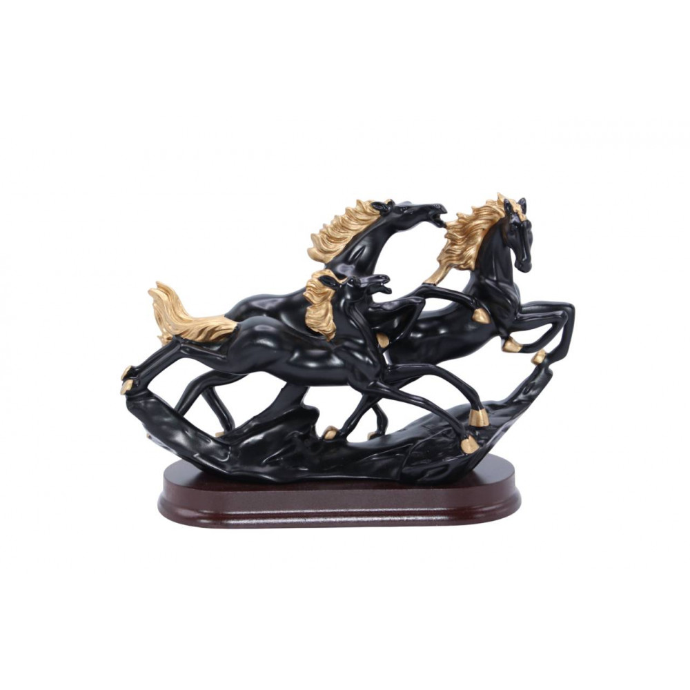 Հուշանվեր արձանիկ ձի 20սմ-ոց երեք գույնային երանգով 20*7*14սմ