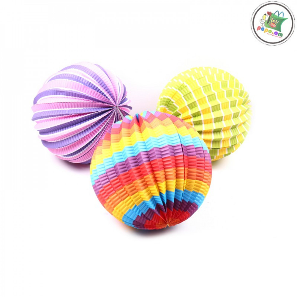 Ստվարաթղթից դեկորատիվ գունդ, 20սմ