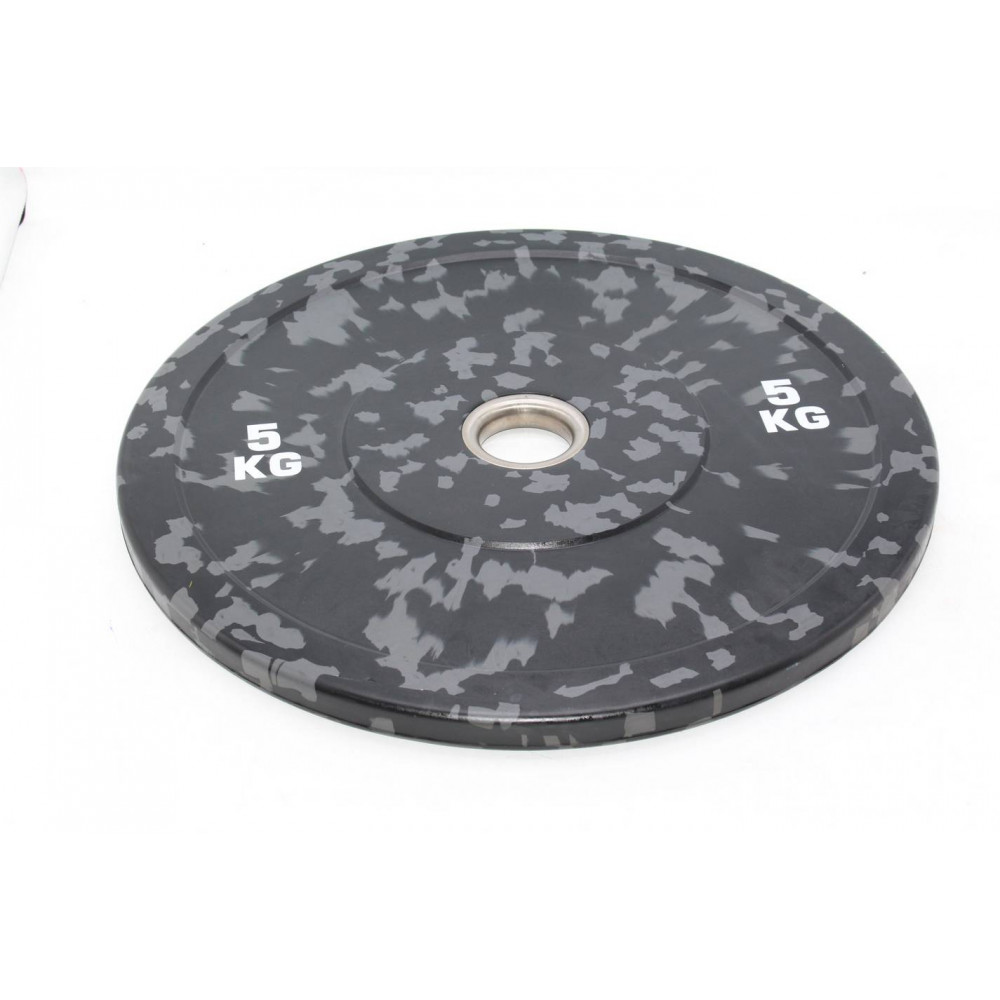 Մարմնամարզական ծանրաքար ռետինապատ քողարկման նախշով (камуфляж) 5կգ-ոց քաշով