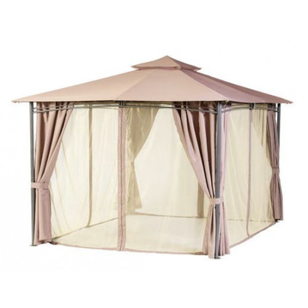 Պարտեզային տաղավարի կտորե գործվածք 4*4մ-ոց, տանիք + վարագույր և շղարշե ցանց