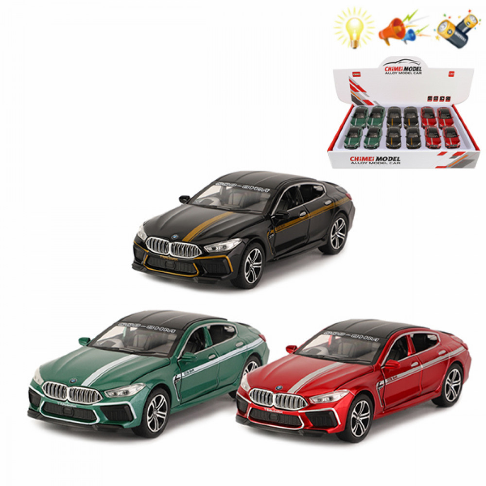 Մեքենա մետաղե մոդել 1:32 1հ-ով BMW M8 (12հ-ոց)