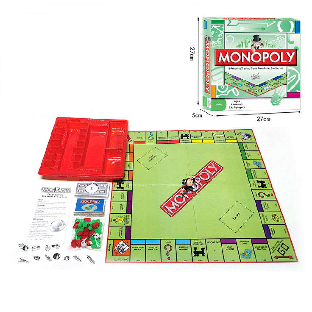 Խաղ մանկական մոնոպոլիա Monopoly իր խաղակարթերով