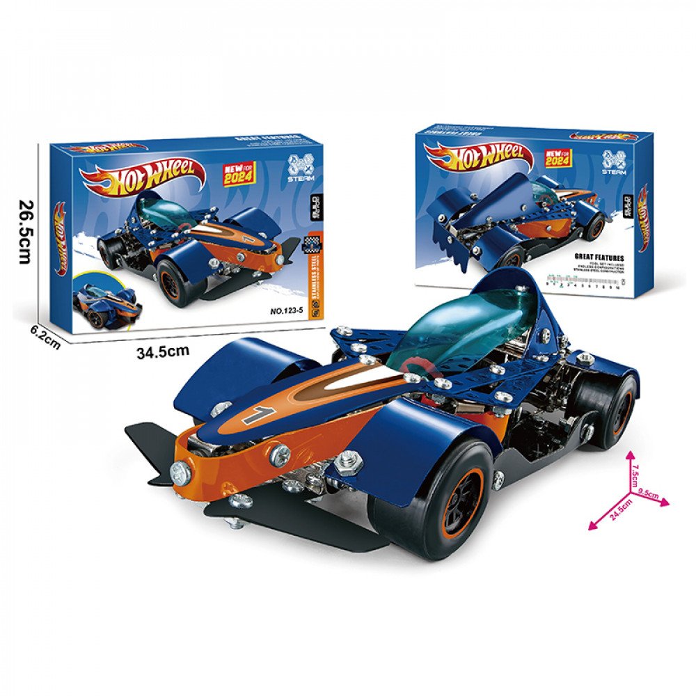 Կոնստրուկտր մետաղե ամենագնաց Hot Wheel մրցարշավային մեքենա