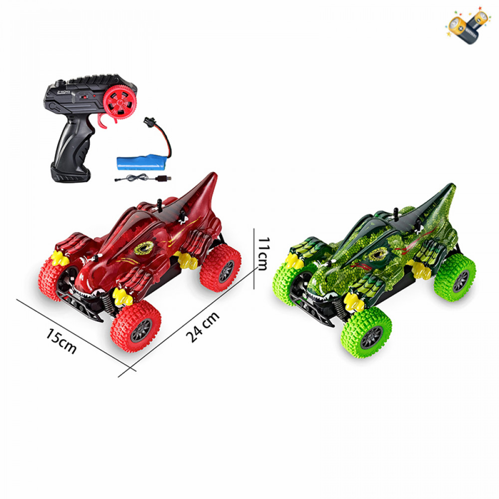 Մեքենա դռակոն հեռակառավարման վահանակով, արագնթաց մոդել 1:18, մարտկոցով