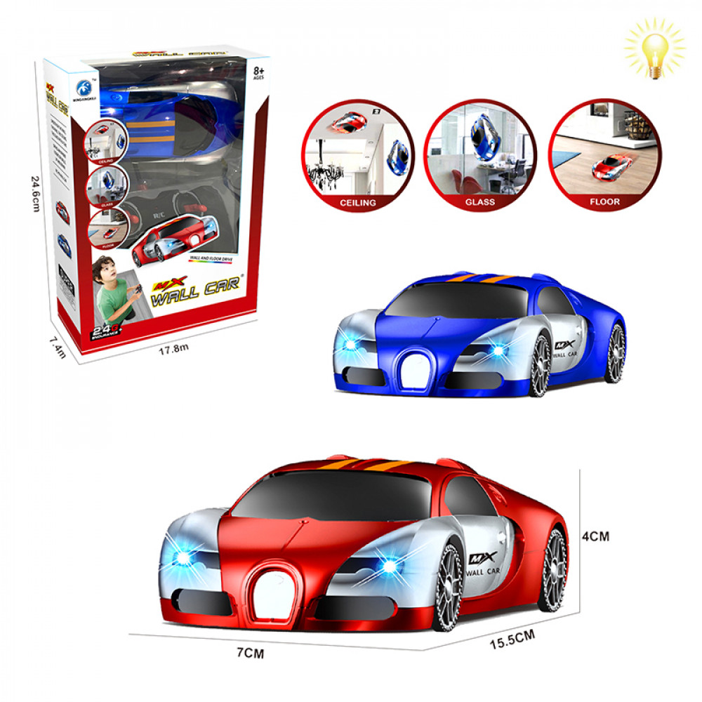 Մեքենա հեռակառավարման վահանակով ալպինիստ, ապակուն հորիզոնական երթեվեկվող