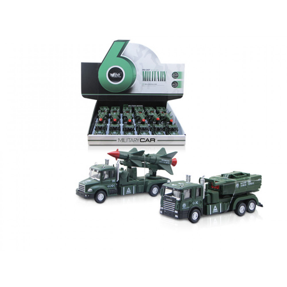 Մեքենա մետաղե ռազմական հրետանիով 2ձև 12հ-ոց տուփով