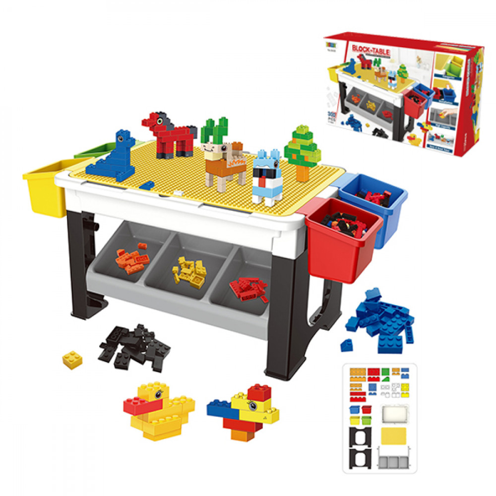 Լեգո հավաքածու 300կտոր, իր սեղանիկով