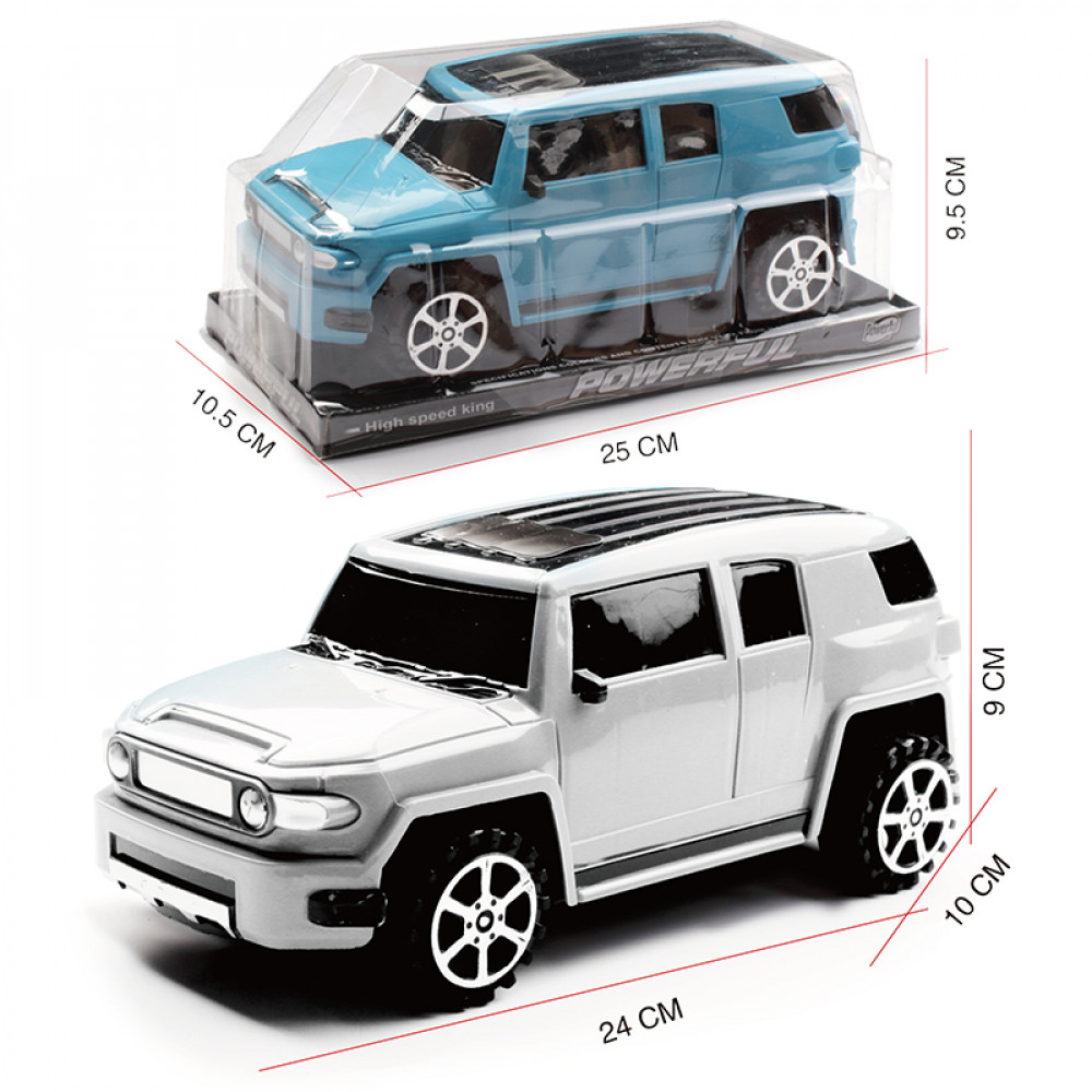 Մեքենա իներցիոն Toyota ջիպ 1:16 մաշտաբի 2-գույն 24սմ-ոց