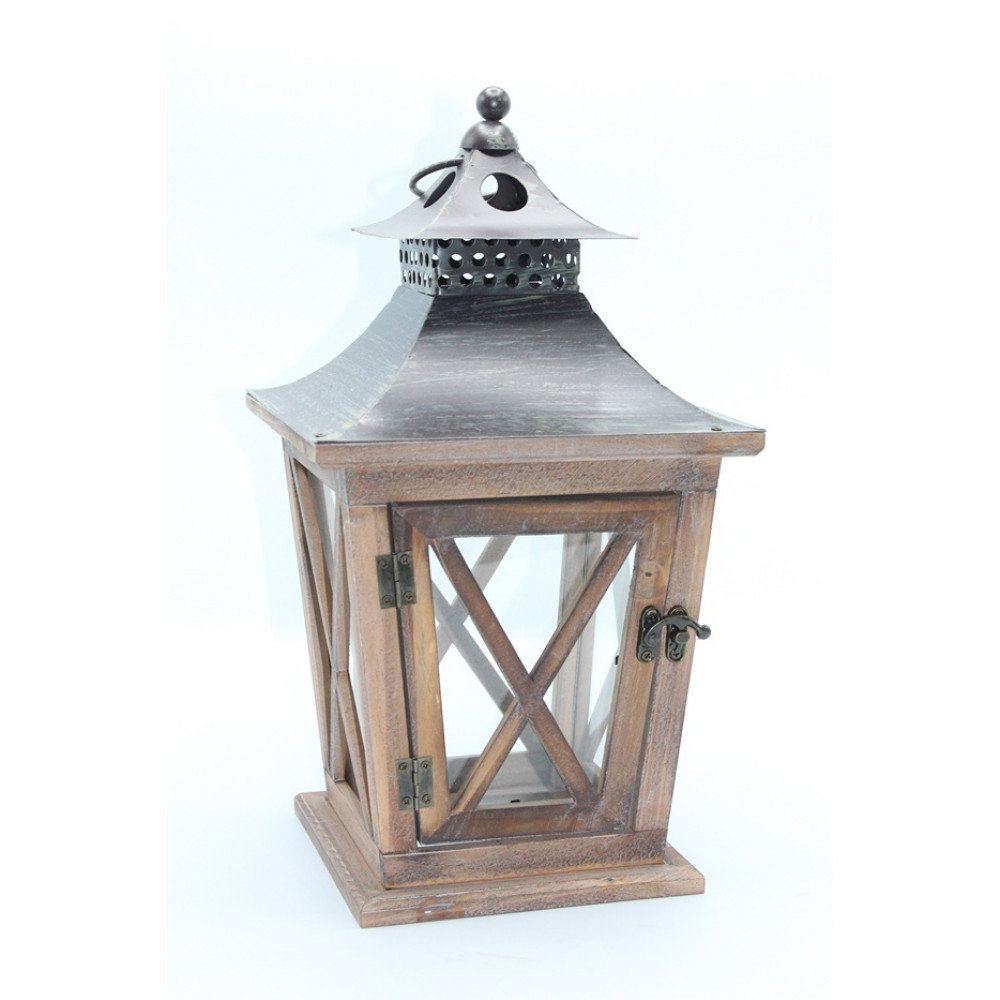 Ձևավորման դեկոր ճրագու մոմակալ, փայտե 1հ-ոց մեծ