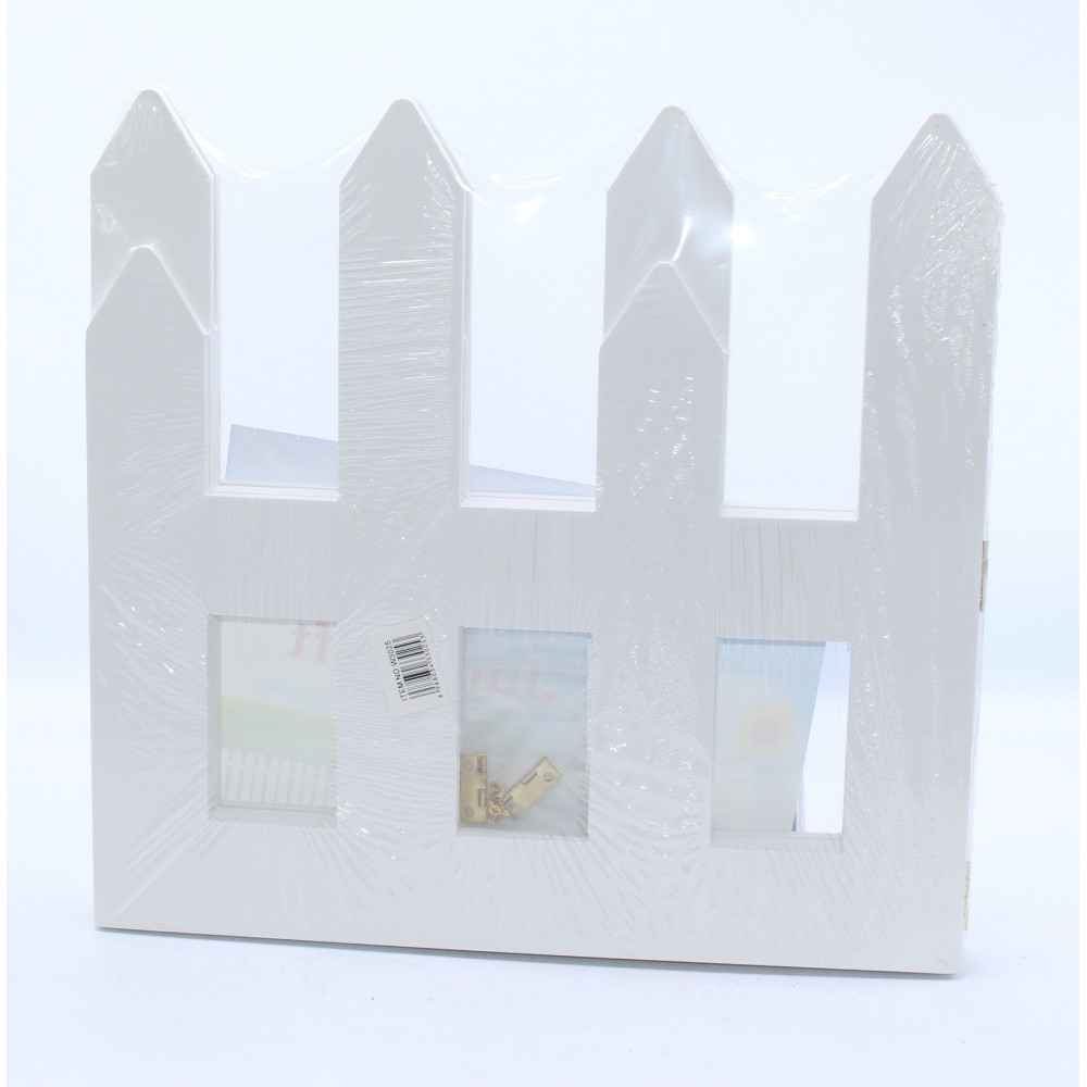 Ամանորյա փայտե ցանկապատ սպիտակ 25*120սմ-ոց