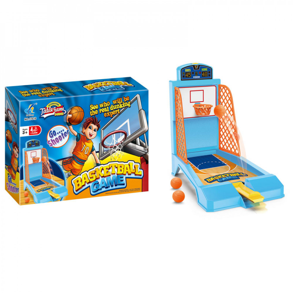 Խաղ սեղանի փոքր բասկետբոլի զամբյուղով իր փոքր գնդակով