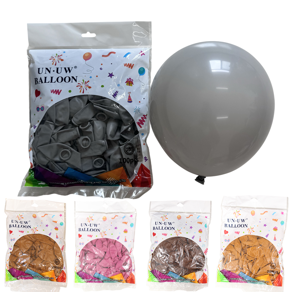 Փուչիկ 100հ-ոց տուփով 10" 1.8գր 26սմ-ոց 30գույն Retro Latex Balloon