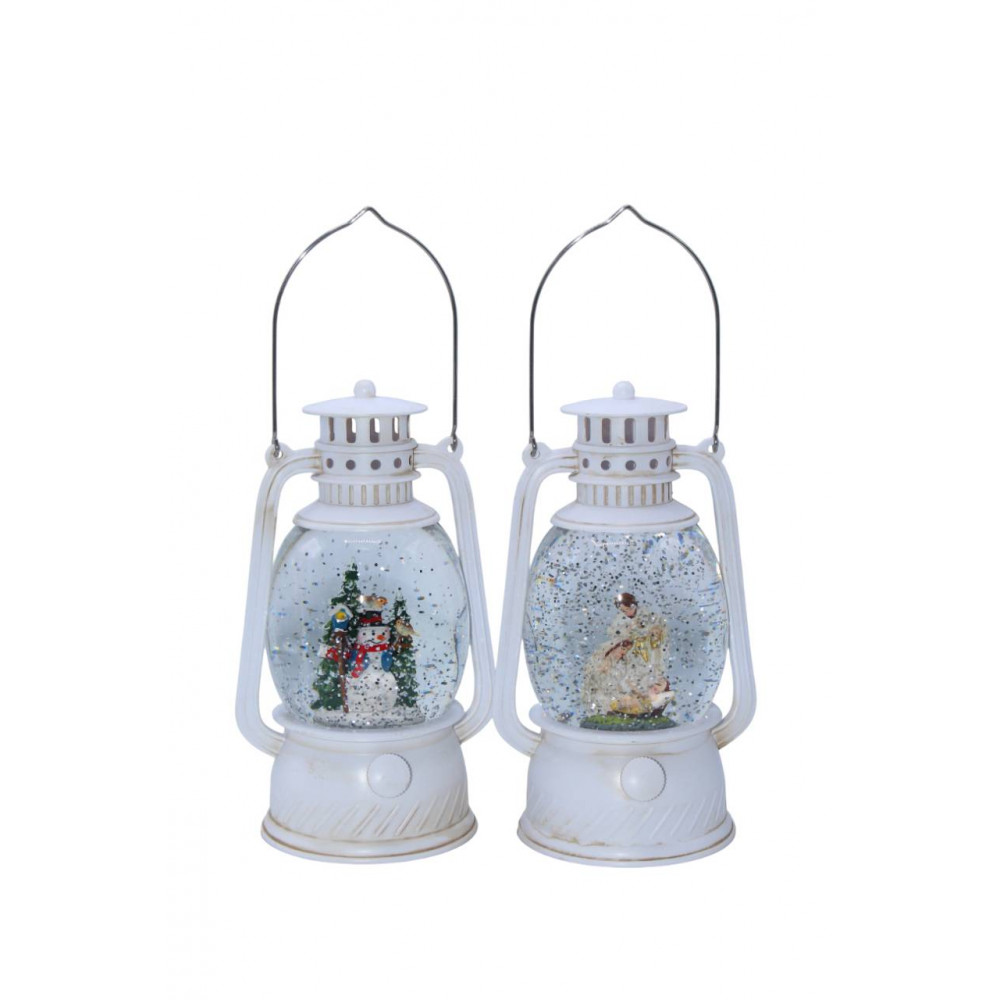 Սուրբ Ծննդյան հուշանվեր լապտեր էլ-սնուցմամբ USB + երաժշտությոն, ամանորյա զարդ