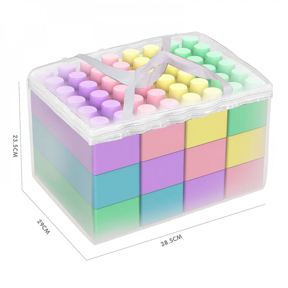 Լեգո խոշոր խորանարդիկներով 12կտոր (29սմ-ոց) իր պայուսակով