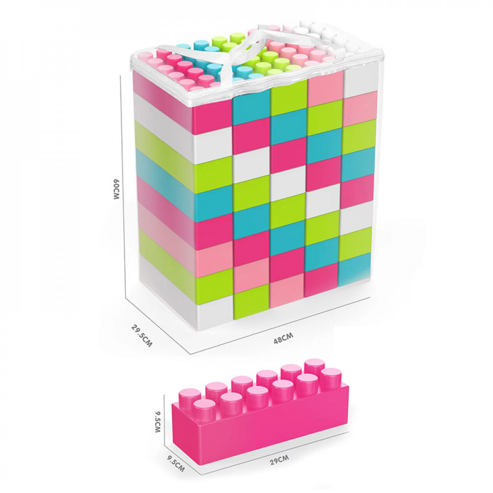 Լեգո խոշոր խորանարդիկներով 40կտոր (29սմ-ոց) իր պայուսակով