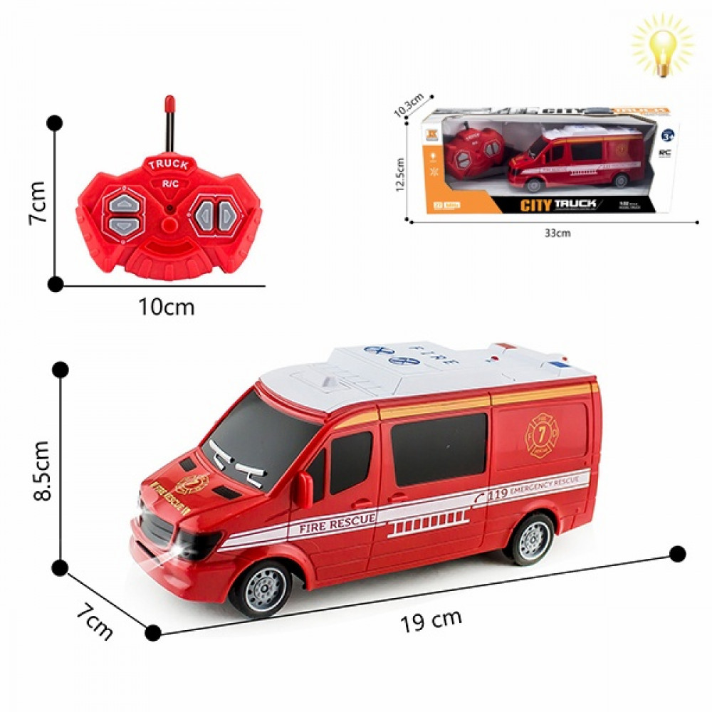 Մեքենա 911 հեռակառավարման վահանակով էլ-ով 4ուղղությամբ 1:32 մոդել