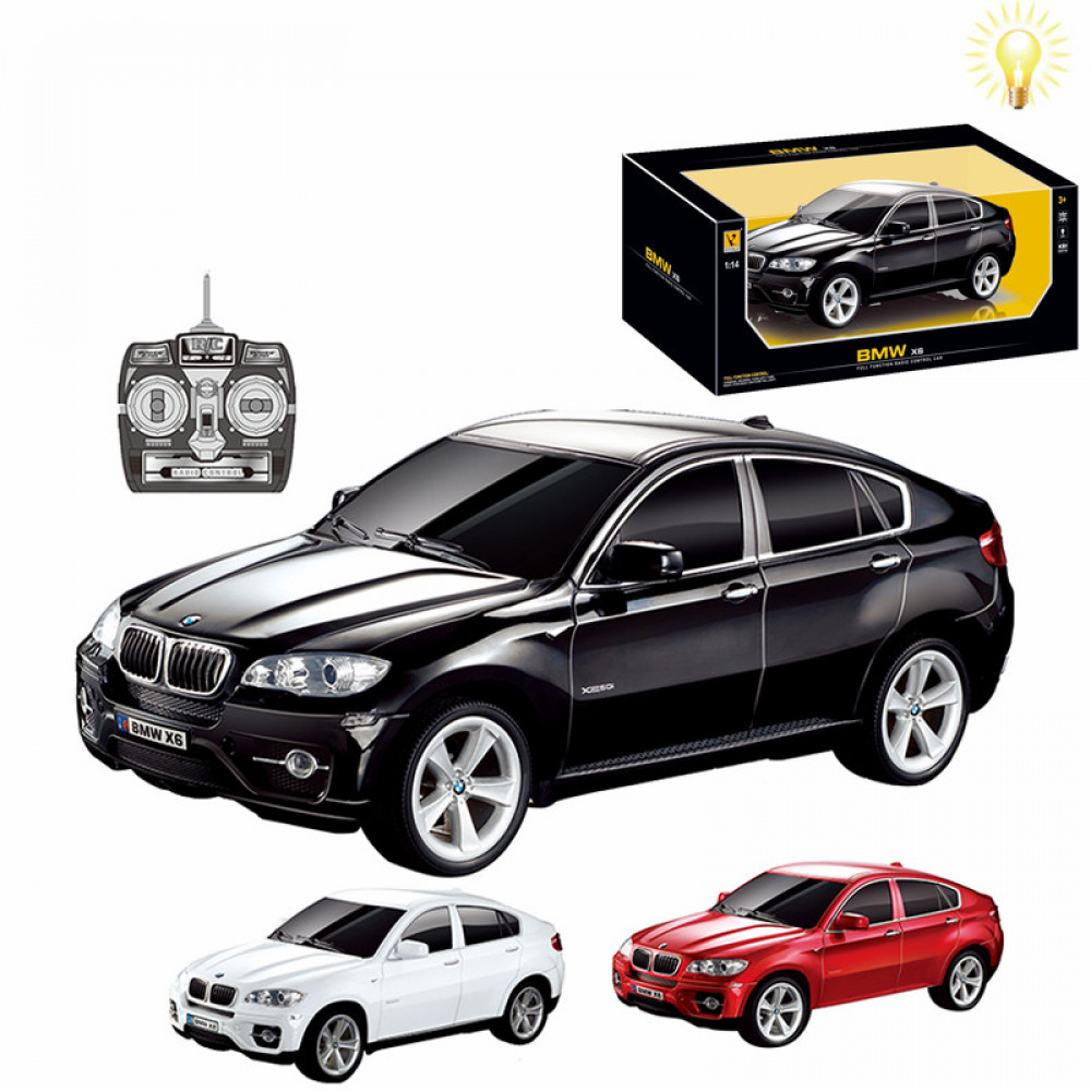Մեքենա հեռակառավարման վահանակով BMW X6 մոդել 1:14 մաշտաբի 3գույն
