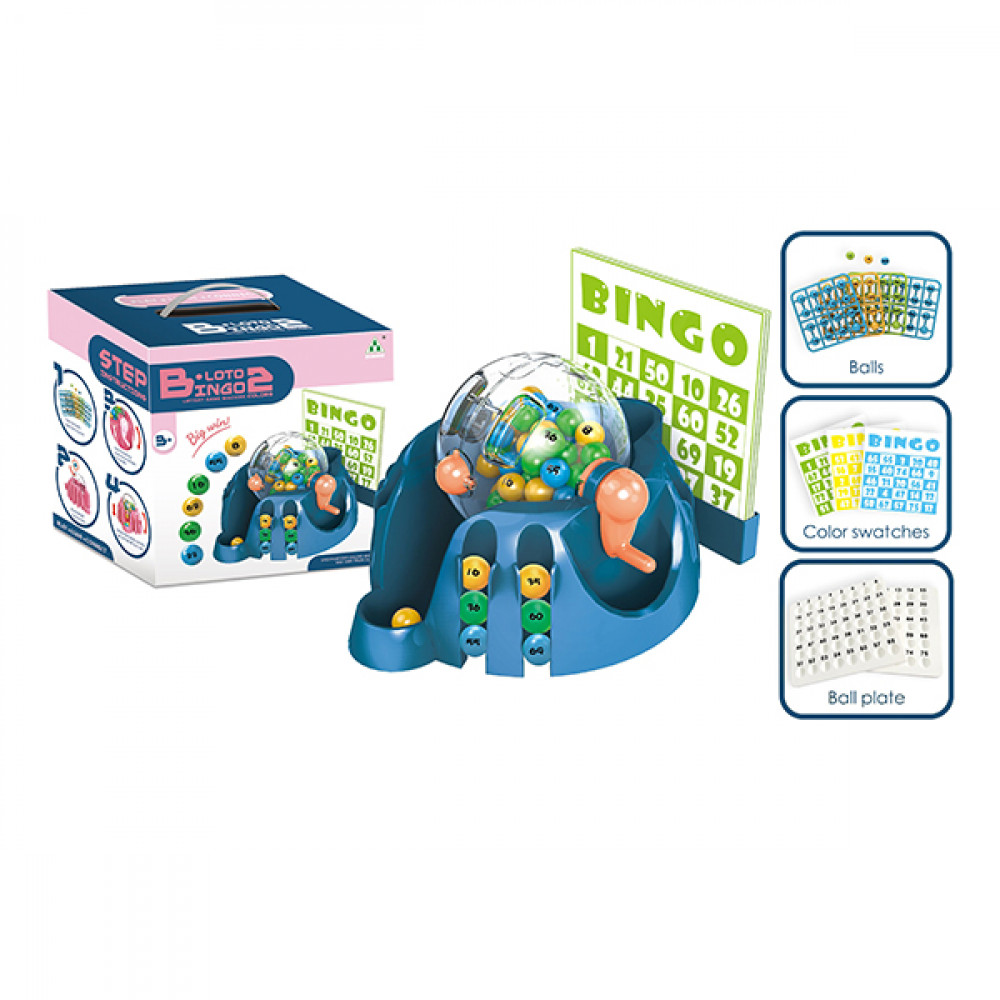 Խաղ բինգո լոտո, պտտման թվախցիկով