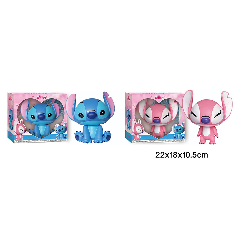 Խաղալիք Lilo & Stitch 2-ոճի 16սմ-ոց ռետնե մուլտ կերպարներ