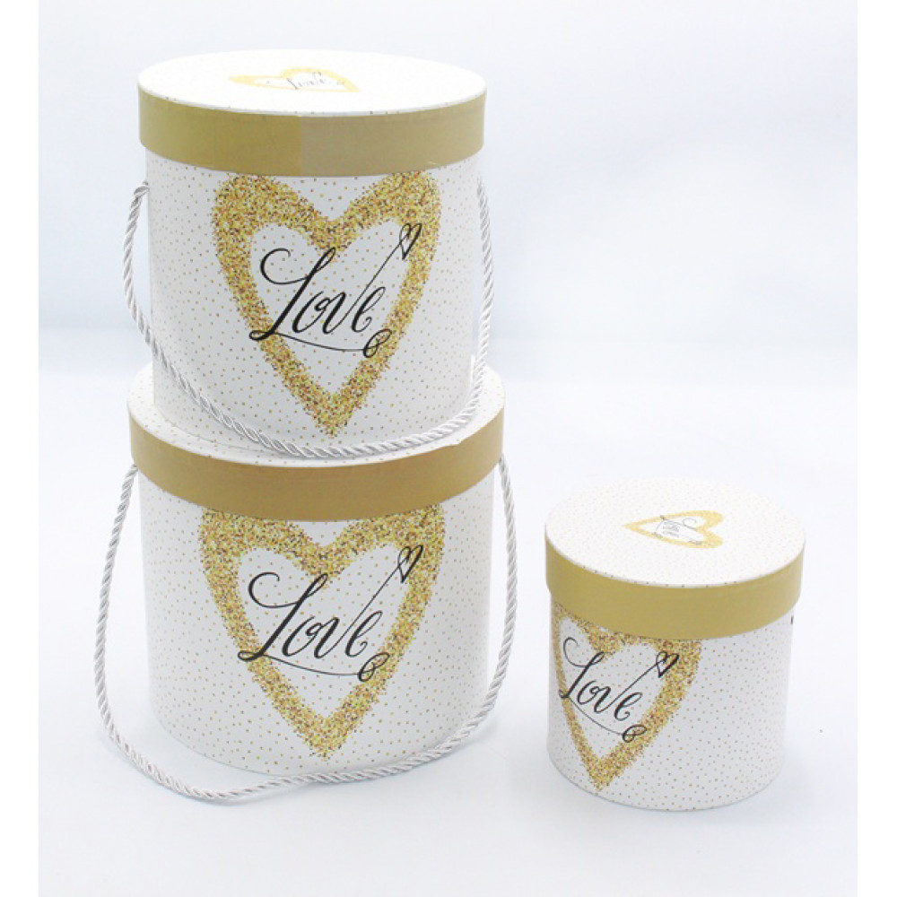 Նվերի տուփ 3հ-ոց, կլոր