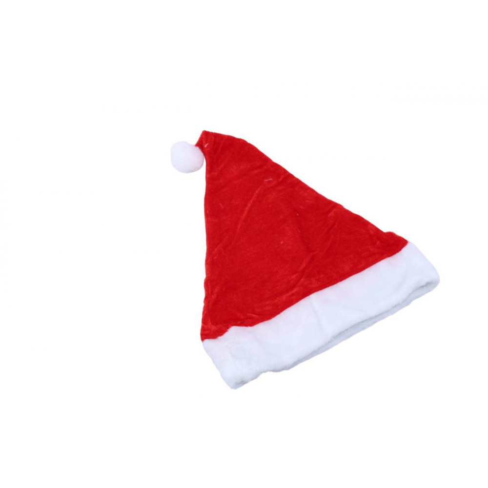 Սուրբ ծննդյան գլխարկներ "Ձմեռ Պապու" 24*29սմ-ոց, 12հ-ոց կարմիր գույն