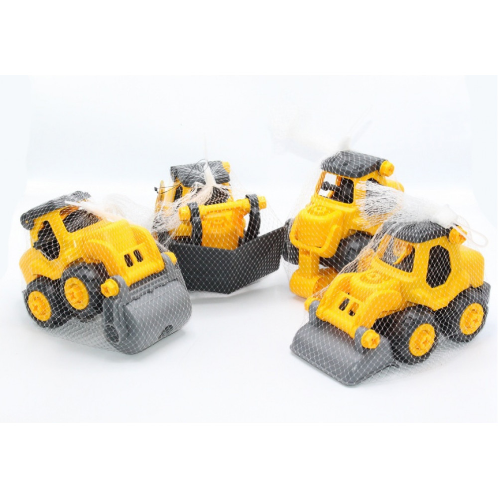 Խաղ լեգո իր պտտակով, էքսկավատր և գյուղտնտեսական մեքենաներ քանդվող և հավաքվող