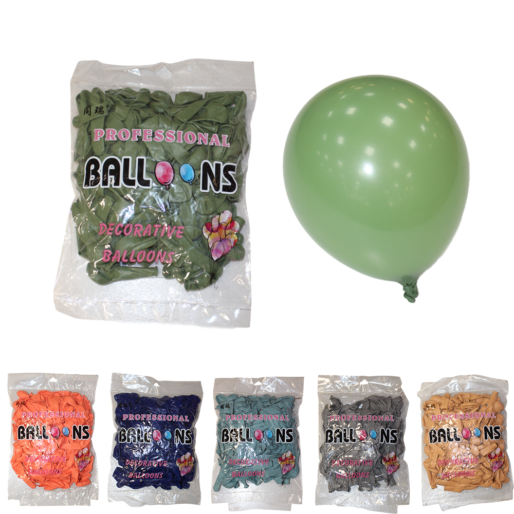 Փուչիկ 200հ-ոց տուփով 5" 1գր 13սմ-ոց 30գույն Retro Latex Balloon