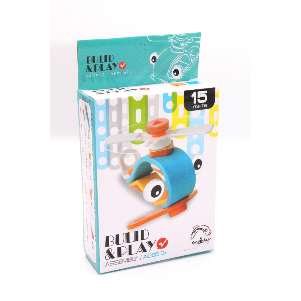 Կոնստրուկտոր փոքր տուփով սիլիկոնե /SOFT BLOCK/ 2555-67