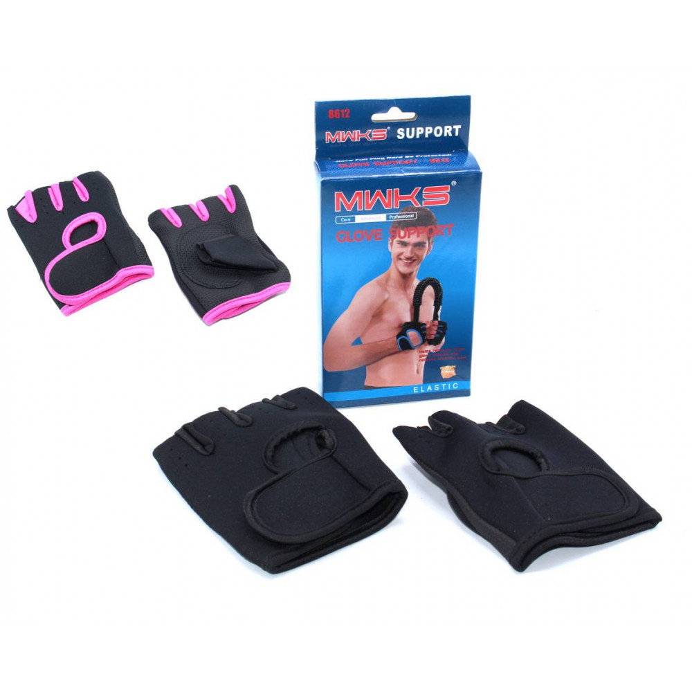 Մարմնամարզական ֆիթնեսի ձեռնոց MWKS մատները կտրած