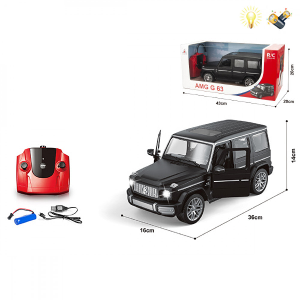 Մեքենա AMG G63 հեռակառավարման վահանակով էլ-մարտկոցով 1:12 մոդել
