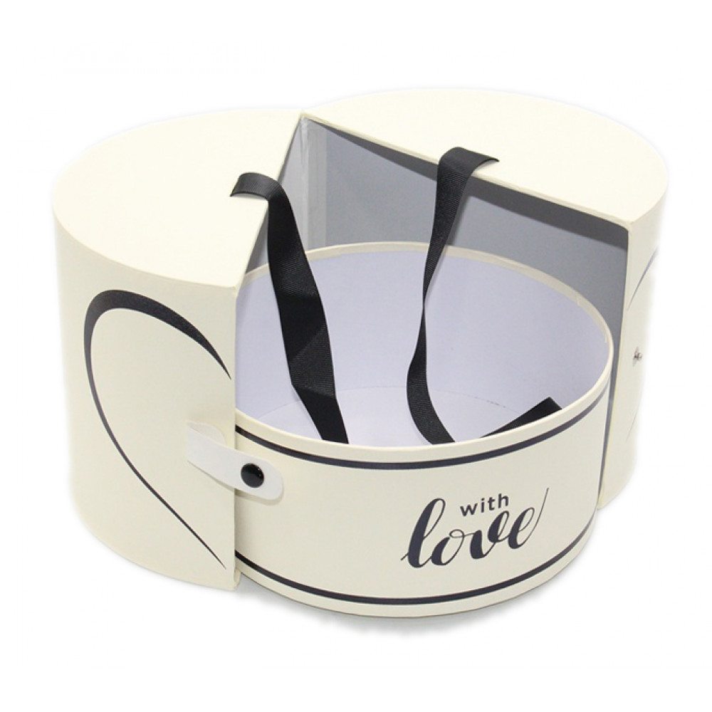 Նվերի տուփ 1հ-ոց, կլոր բացվող 2ը-1ում