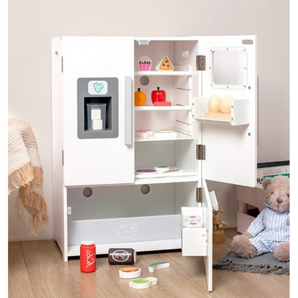 Խաղալիք փայտե հավաքածու խոհանոցային սառնարան 65*46*27