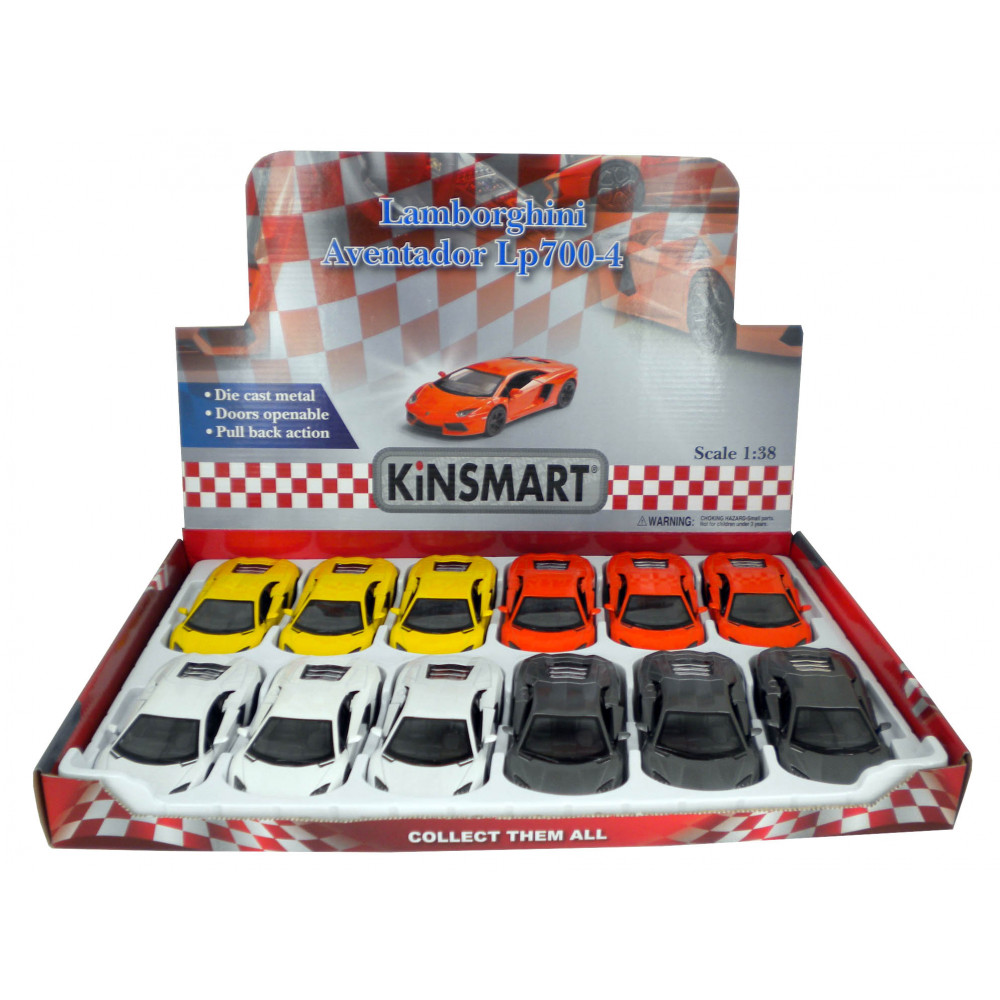 5'' 1:38 Lamborghini Aventador Lp 700-4 W/printing 1dd