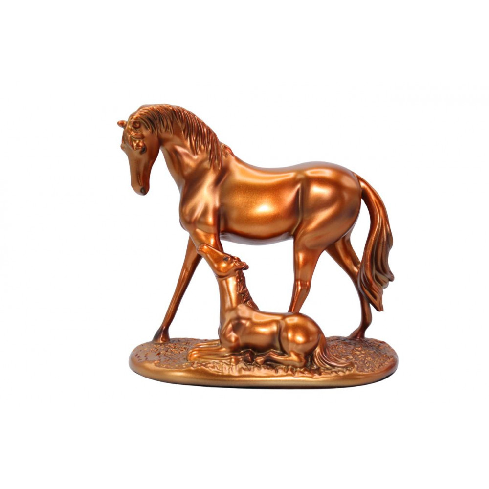 Հուշանվեր արձանիկ ձի 18սմ-ոց երեք գույնային երանգով 18*8*17սմ