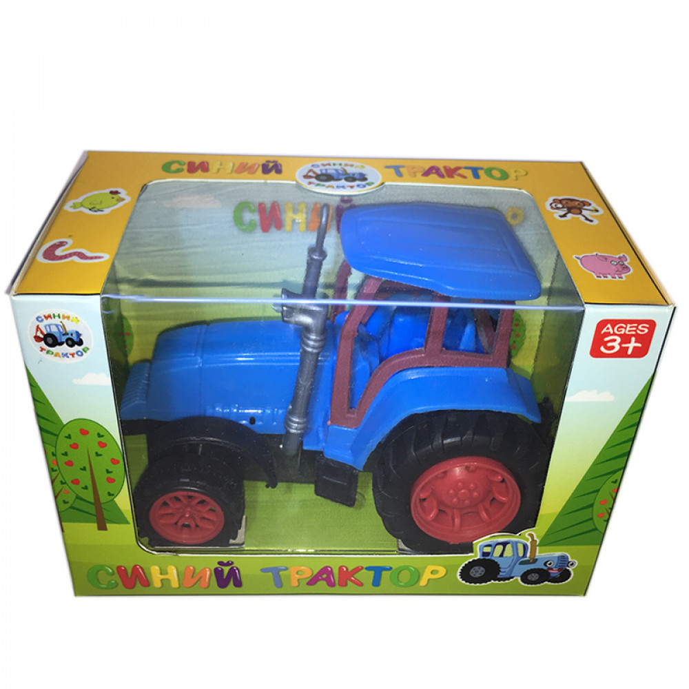Մեքենա իներցիոն փոքր բեռնատար, ֆերմերային տրակտոր синий трактор /farm truck Inertia/ 0488-1Q