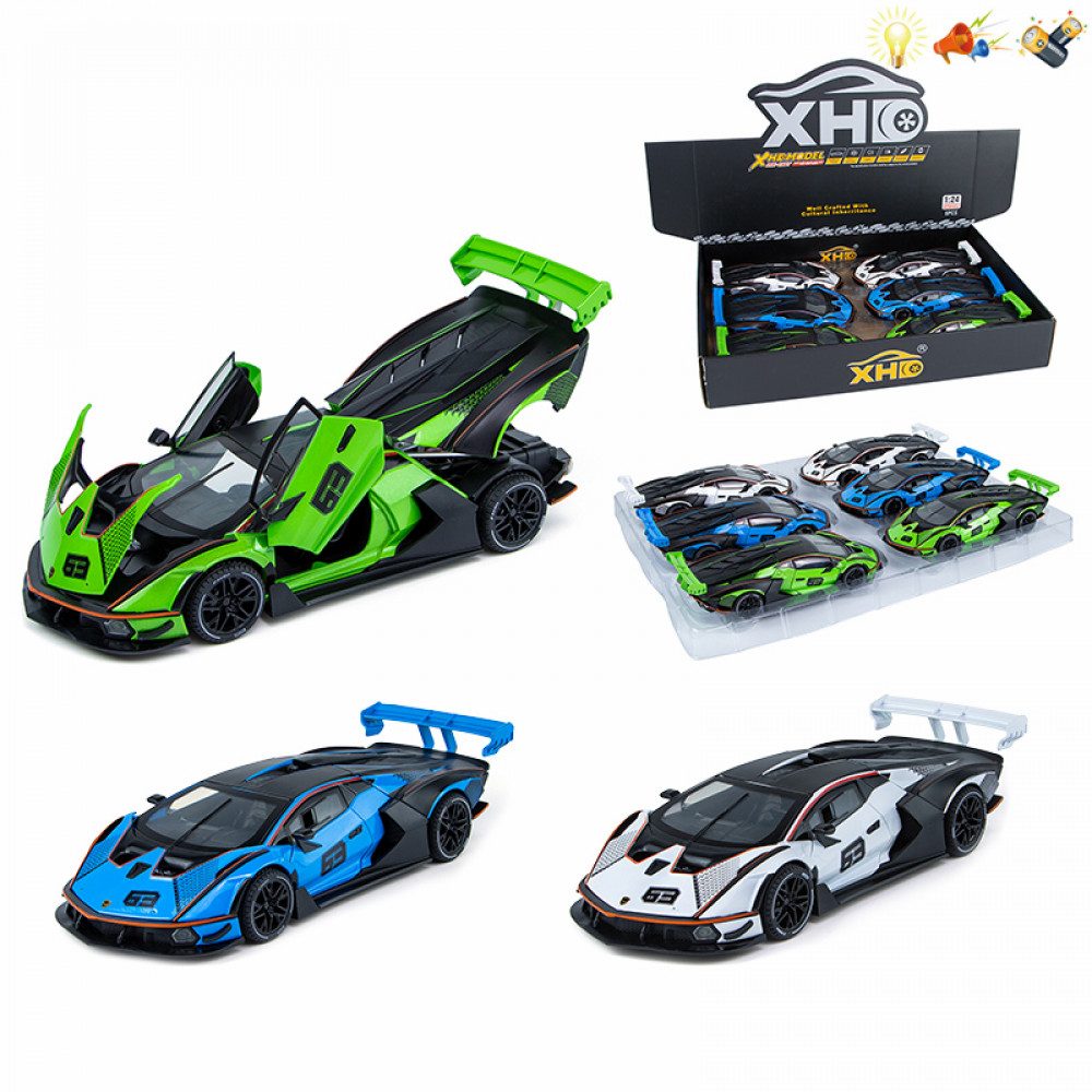 Մեքենա մետաղյա մոդել 1:24 Lamborghini SCV12 կոլեկցիոն