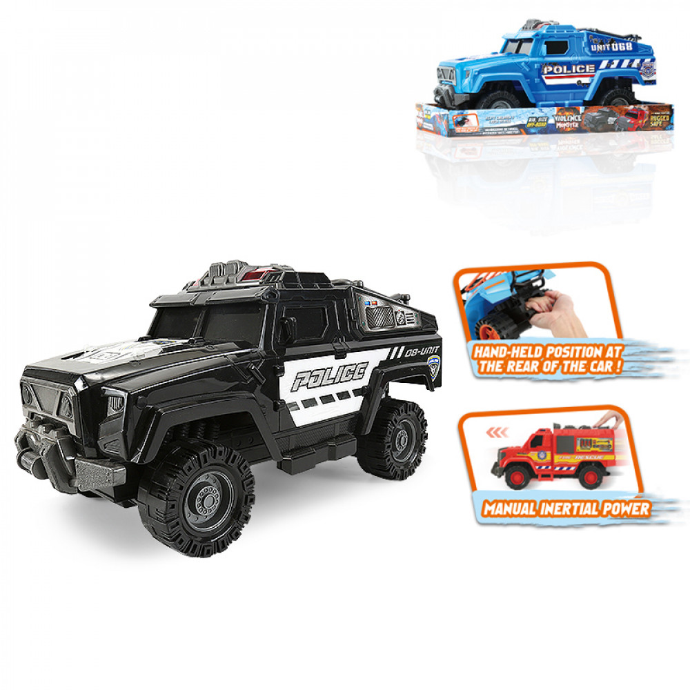 Մեքենա իներցիոն մեծ ոստիկանական ջիպ 1:12 մաշտաբի 41սմ-ոց 2-գույն