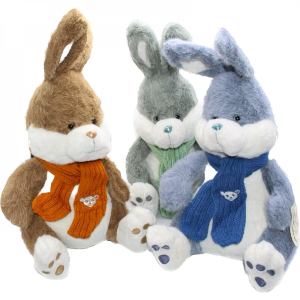 Փափուկ խաղալիք նապաստակ շարֆով, 35սմ-ոց